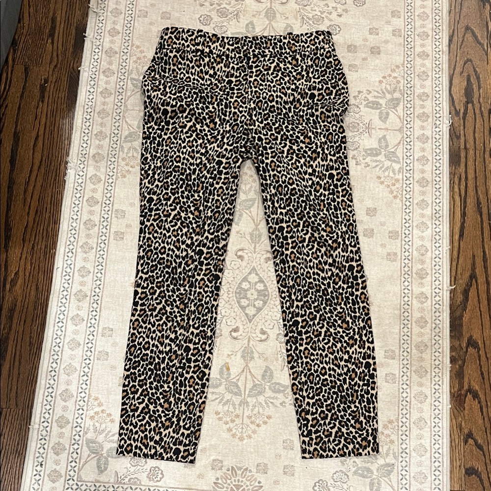 Leopard Print J Crew Winnie Pants